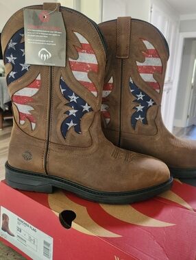 Wolverine Rancher Flag Men's boots